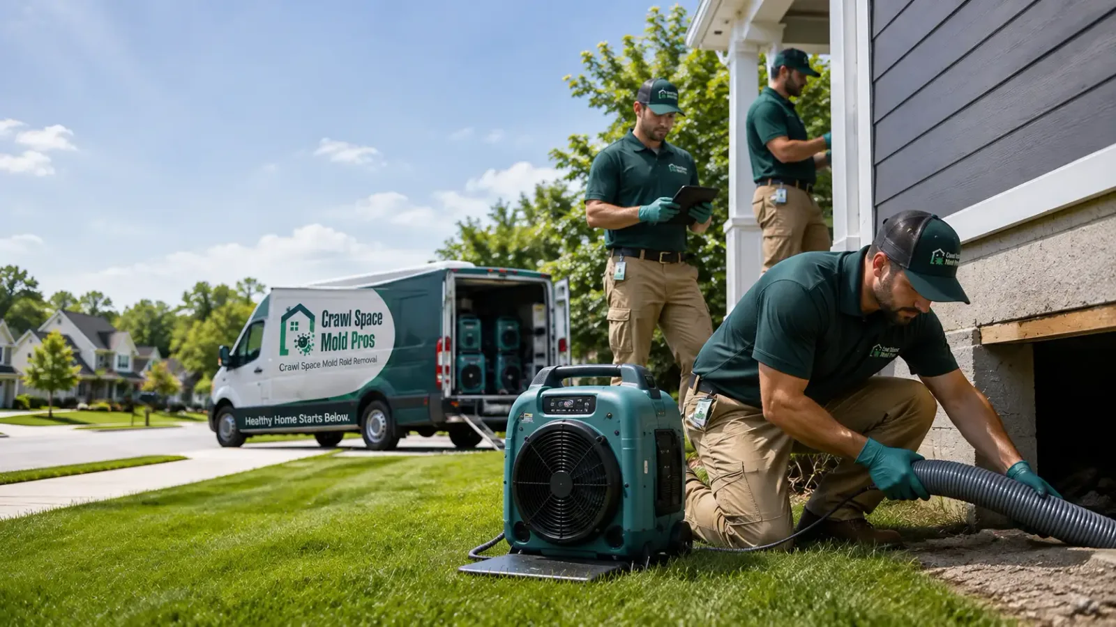 Crawl Space Mold Removal in Rhinelander, WI